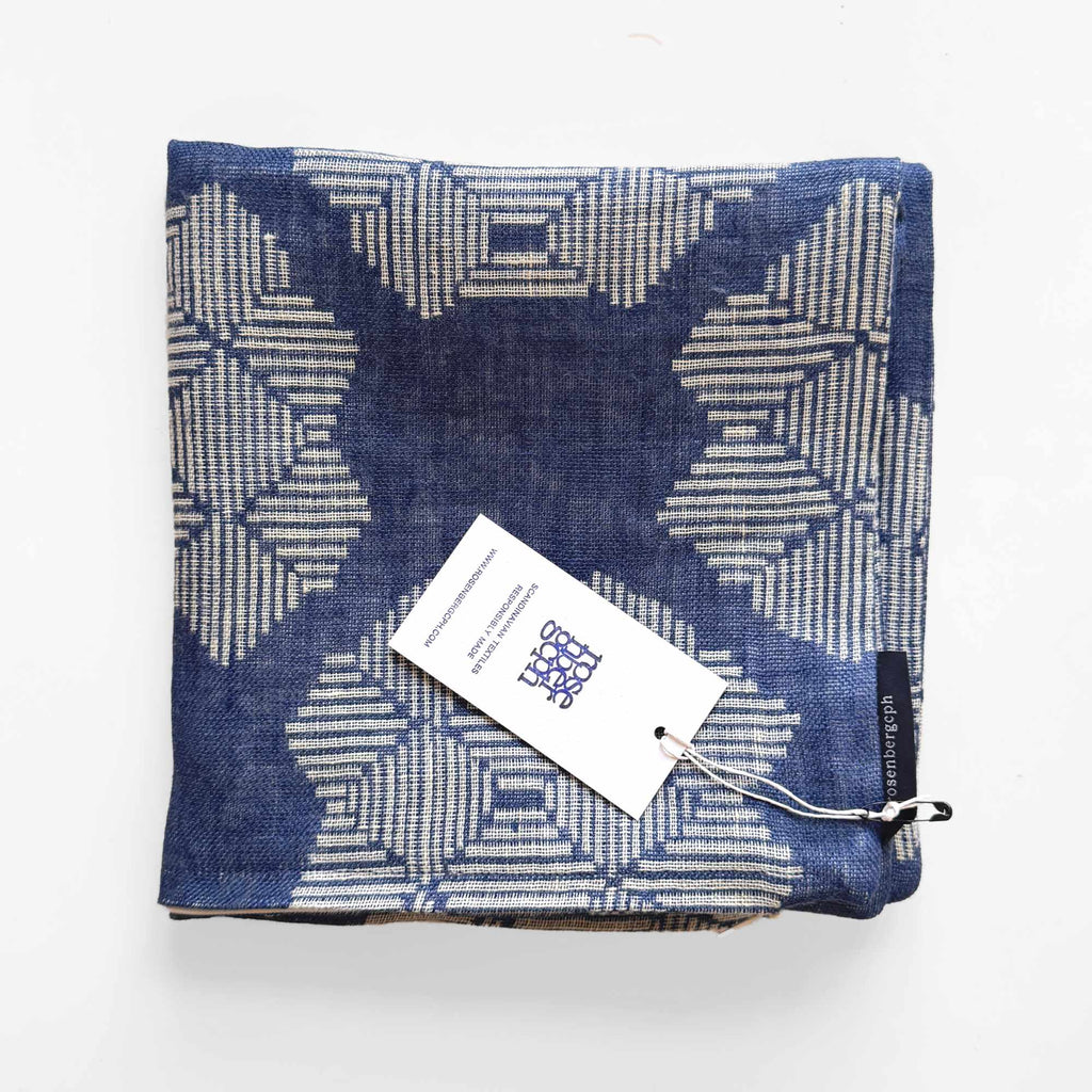 Cushion cover - 45 x 45 cm - blue desert rose