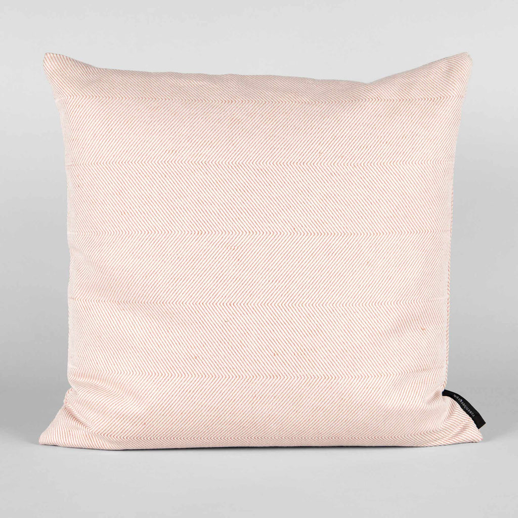45 x 45 cm pudebetræk, lys koral hør/bomuld, RosenbergCph
