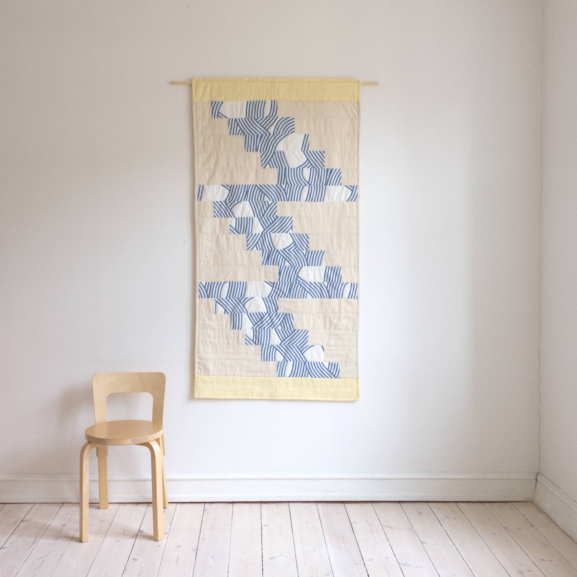 Ocean steps - unique wall hanging