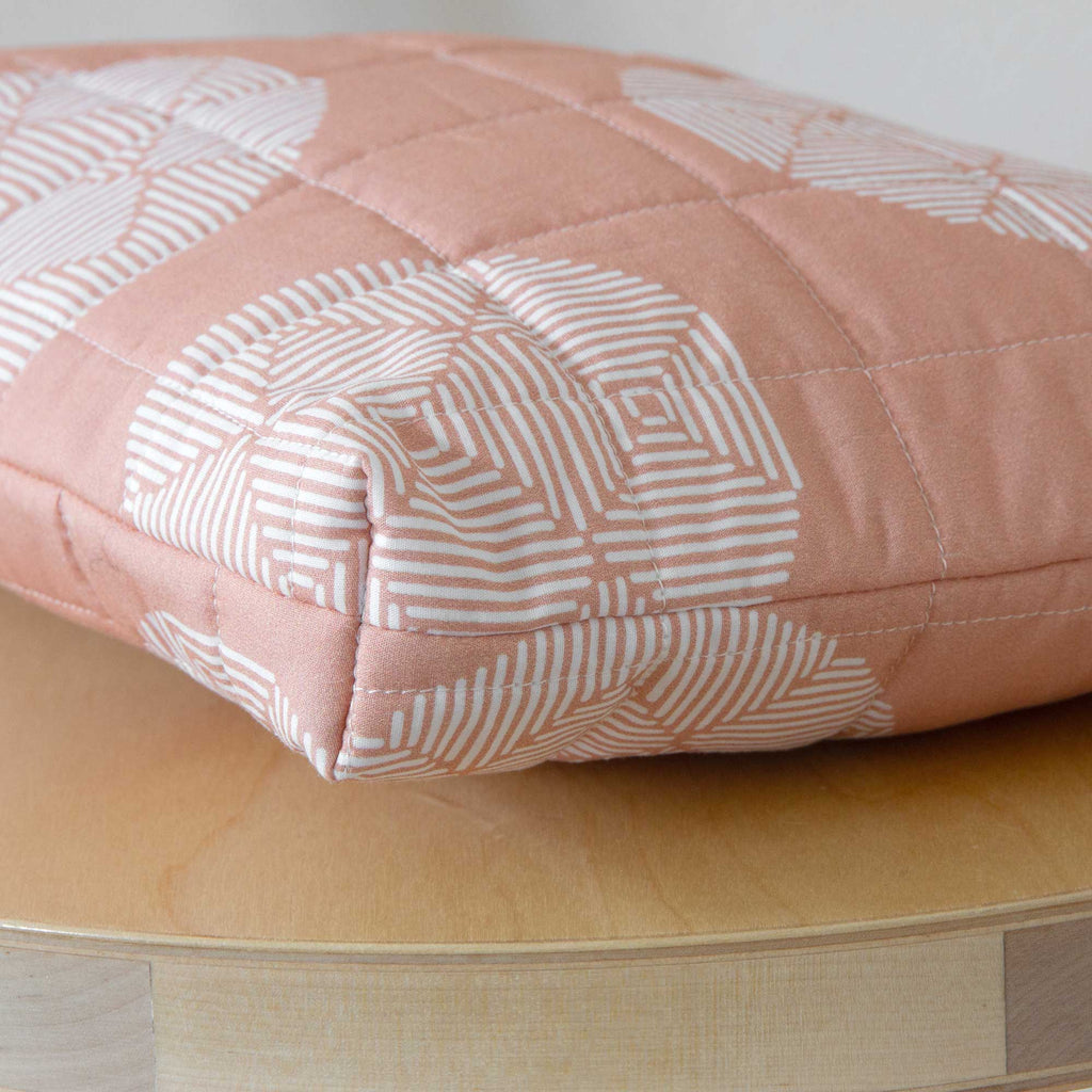 Pung i Hana-mønster, terracotta, hjørne, RosenbergCph