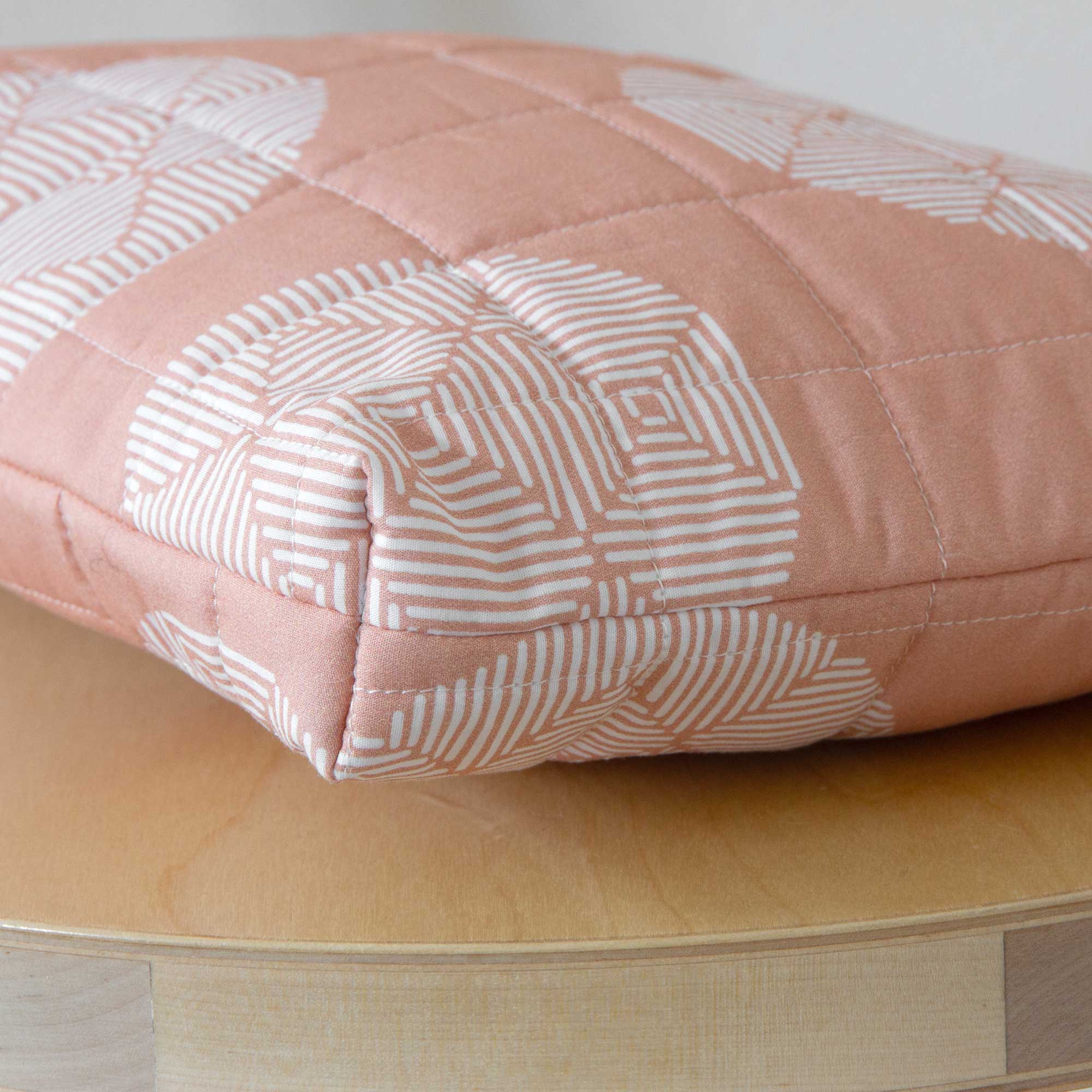 Pung i Hana-mønster, terracotta, hjørne, RosenbergCph