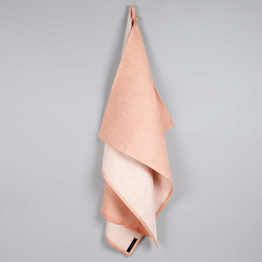 Håndklæde, koral hør og bomuld, hængende, RosenbergCph