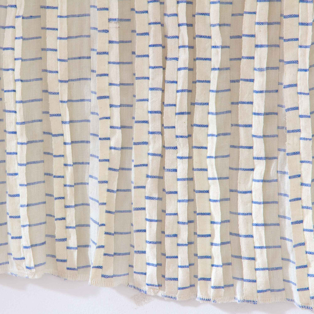 Stribet vægtæppe i patchwork, close-up, RosenbergCph