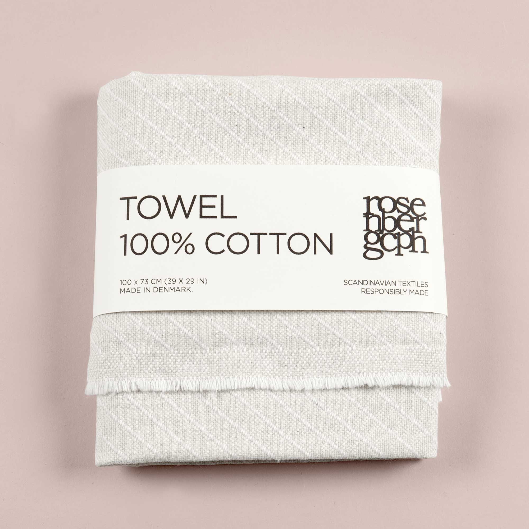 Towel, Stripes, 100% cotton, by RosenbergCph