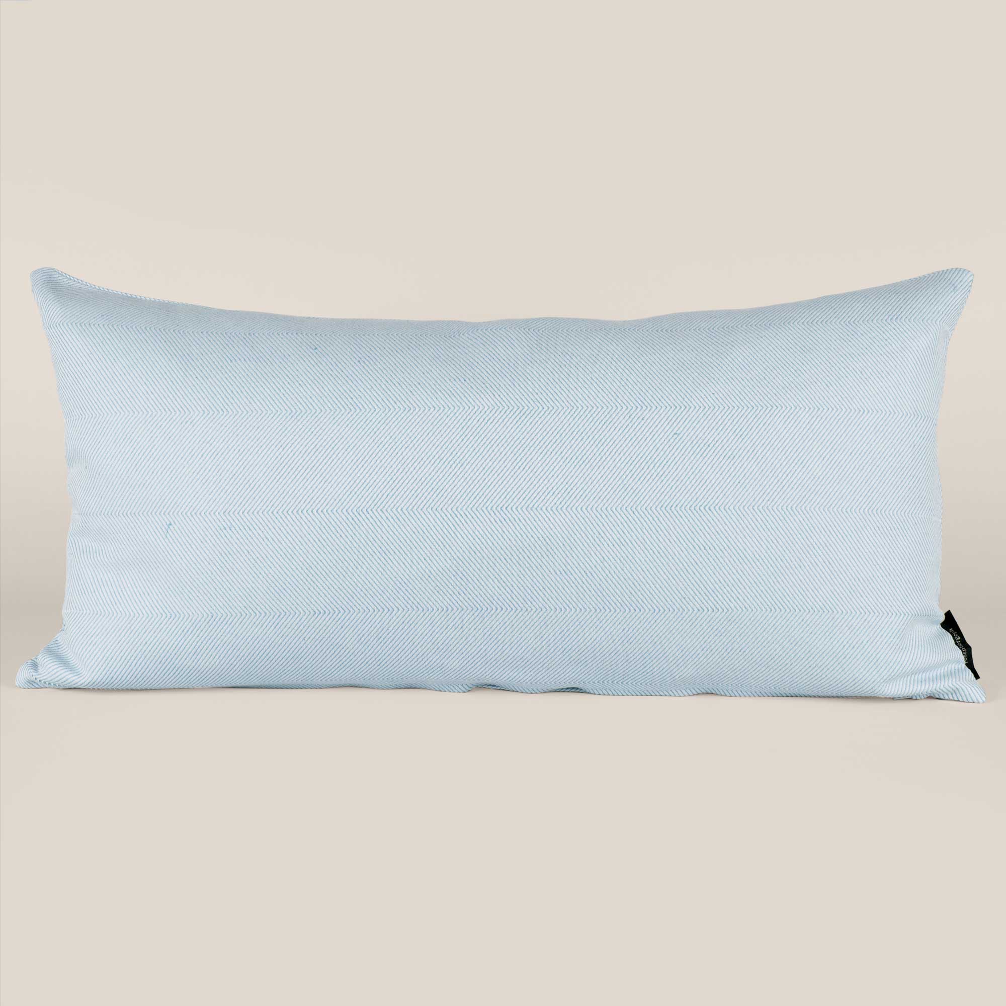 Rectangular cushion linen/cotton Light Sky Blue, design by Anne Rosenberg, RosenbergCph