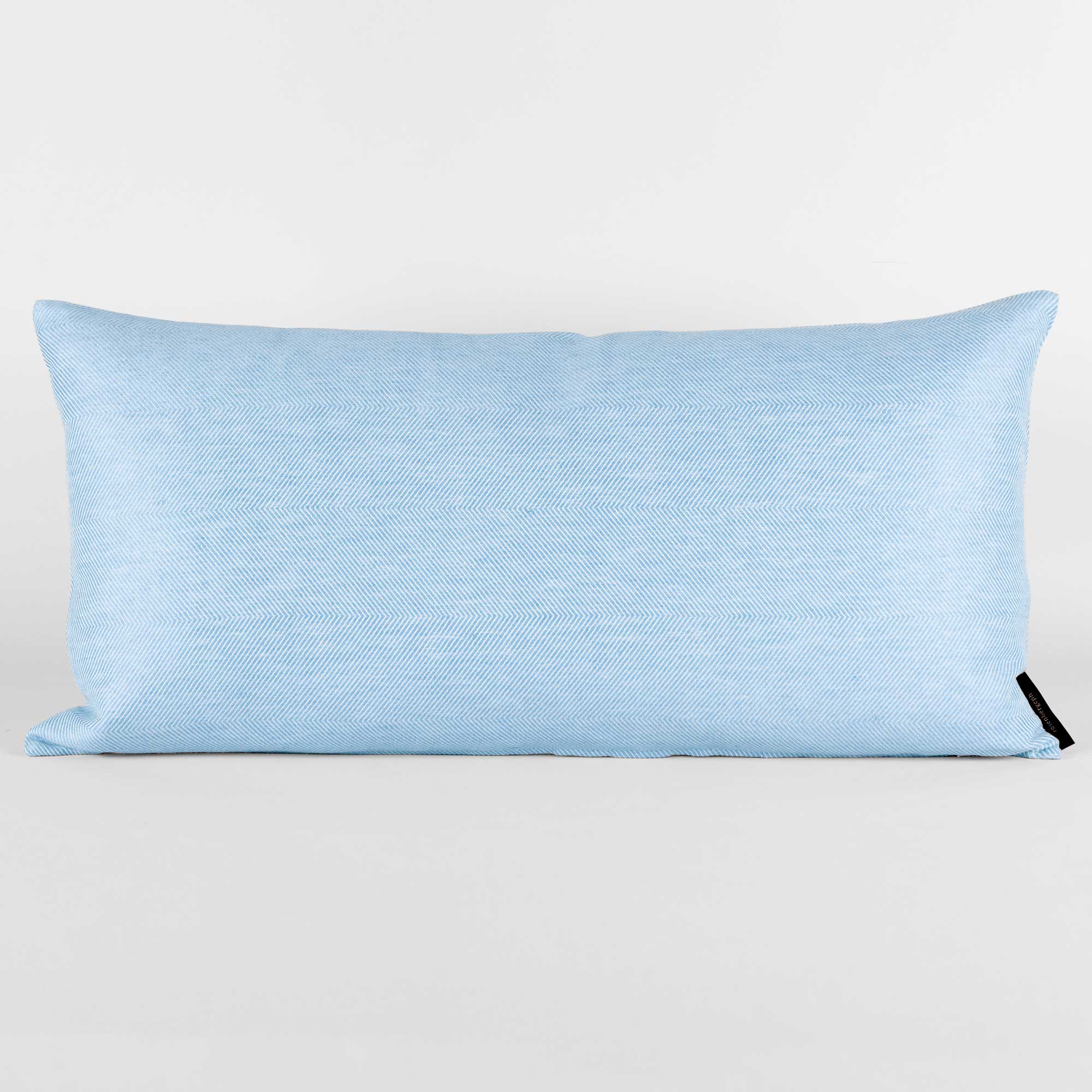 Rectangular cushion linen/cotton Sky Blue, design by Anne Rosenberg, RosenbergCph