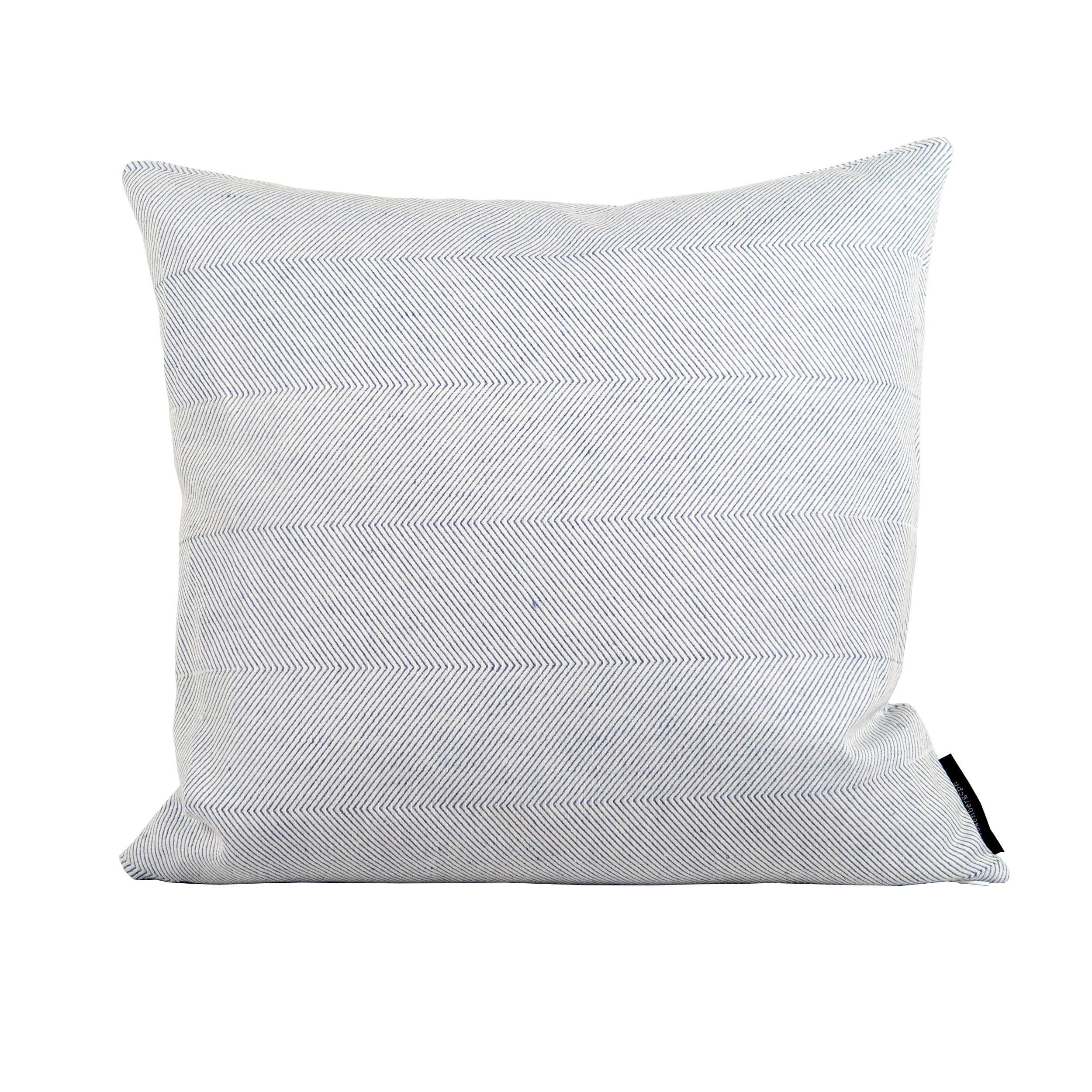 Square cushion linen/cotton light blue design by Anne Rosenberg, RosenbergCph