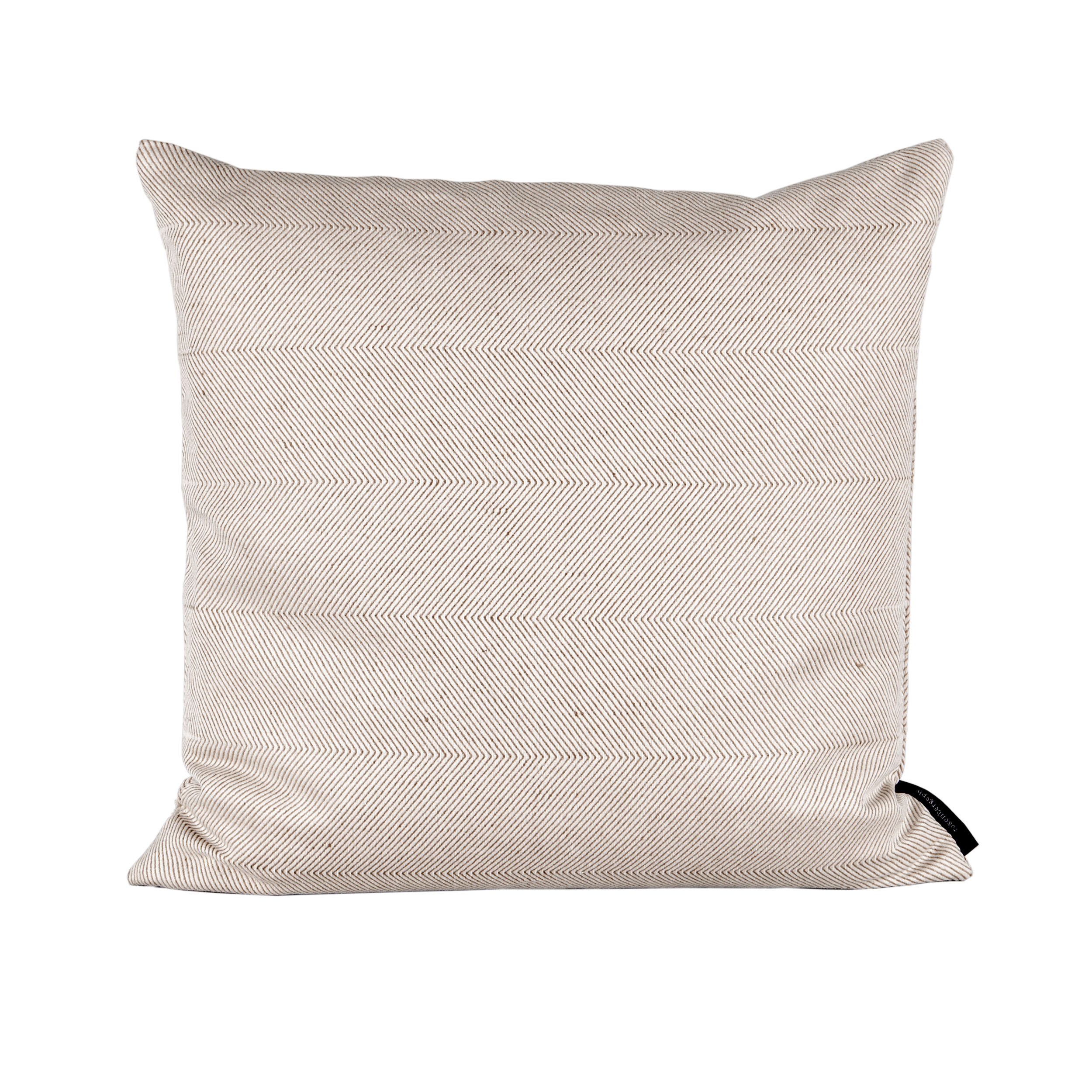 Square cushion linen/cotton Light Almond, design by Anne Rosenberg, RosenbergCph