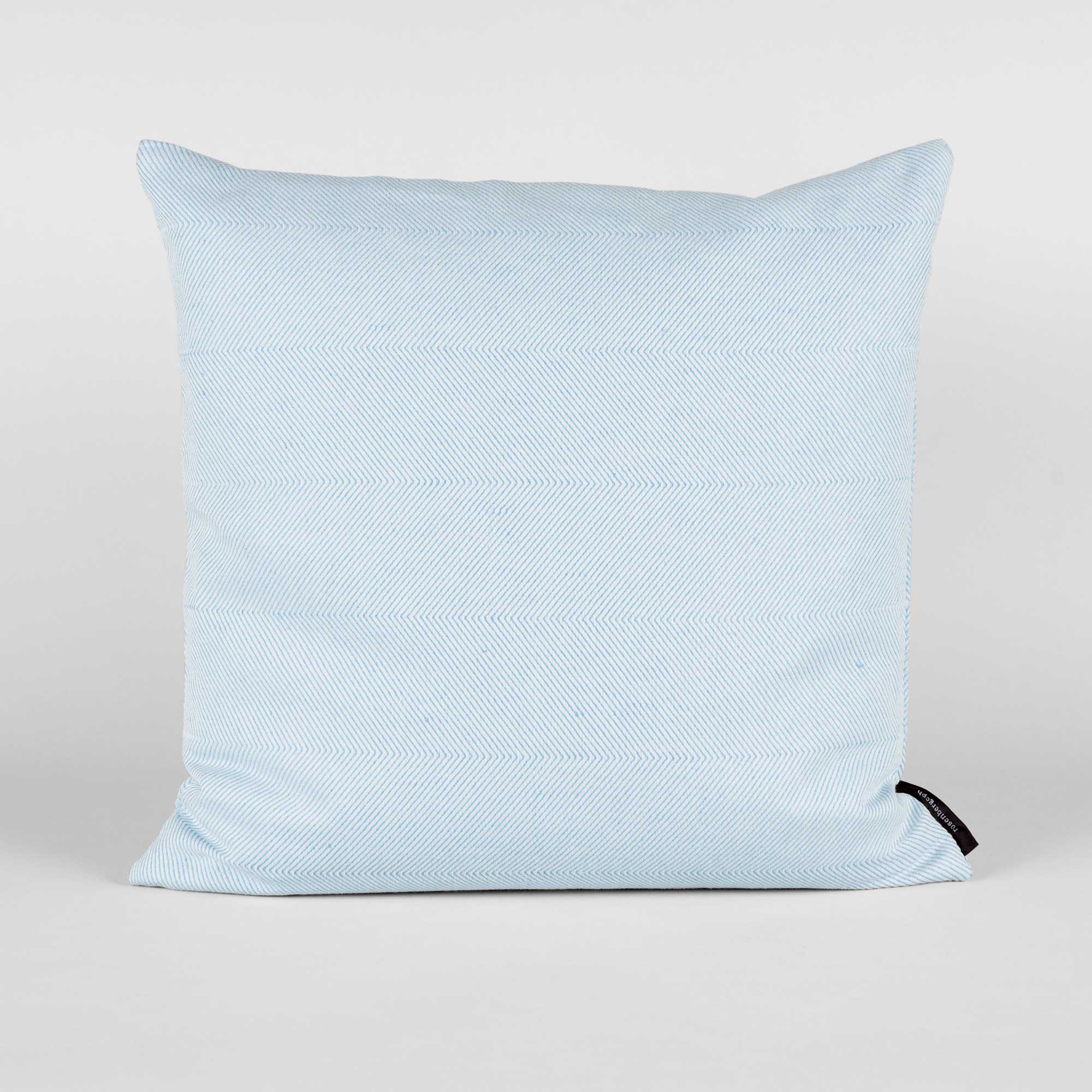 Square cushion linen/cotton Light Sky Blue, design by Anne Rosenberg, RosenbergCph