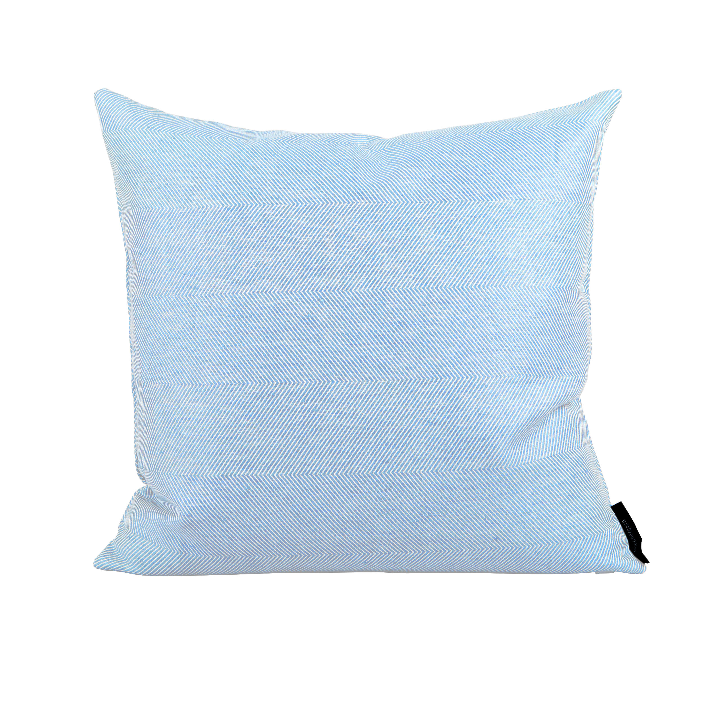 Square cushion linen/cotton Sky Blue, design by Anne Rosenberg, RosenbergCph