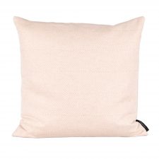 square linen/cotton cushion, light coral