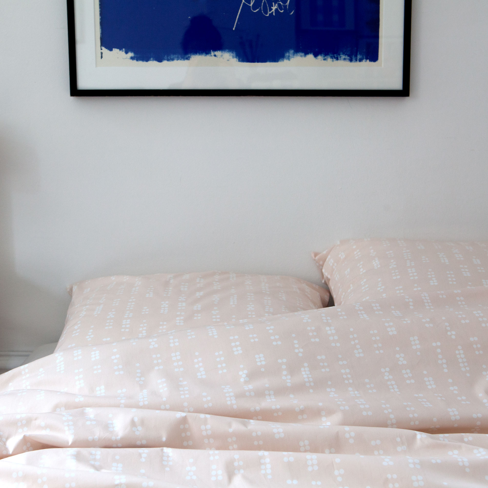 Bed linen, Dot sea shell, design Anne Rosenberg, RosenbergCph