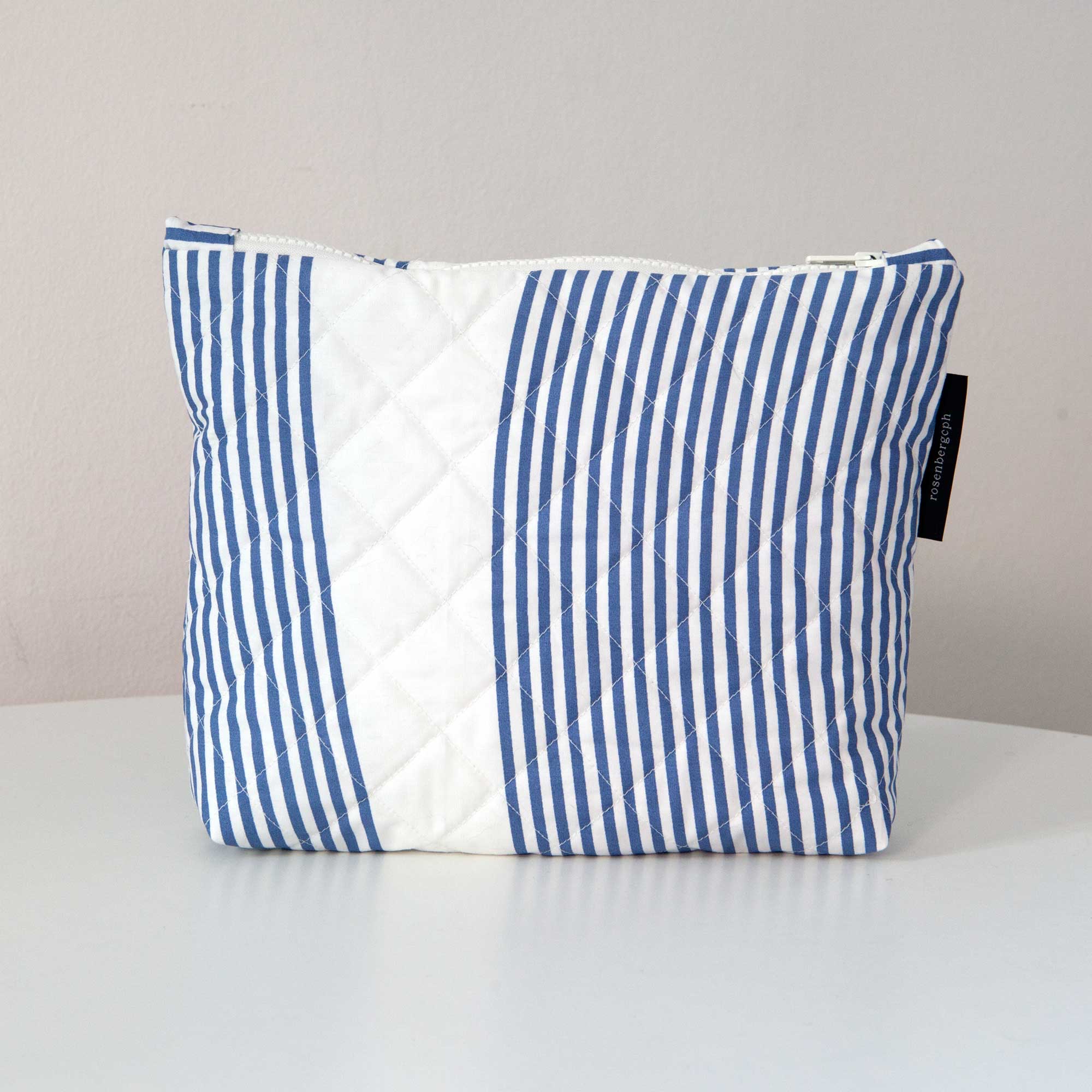 River blue, quilted purse, limited edition, design by Anne Rosenberg, RosenbergCph