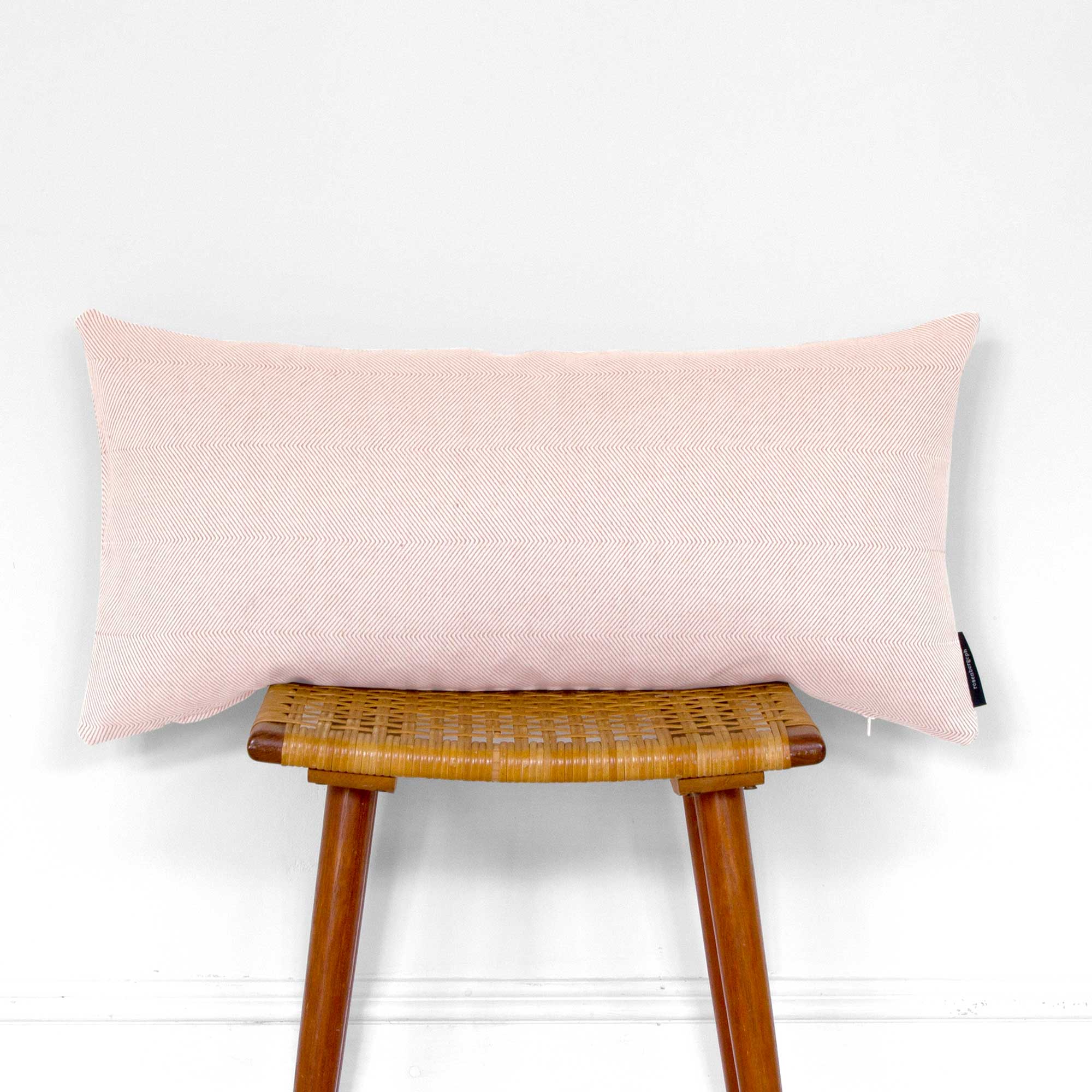 rectangular, linen/cotton, light coral, design Anne Rosenberg, RosenbergCph