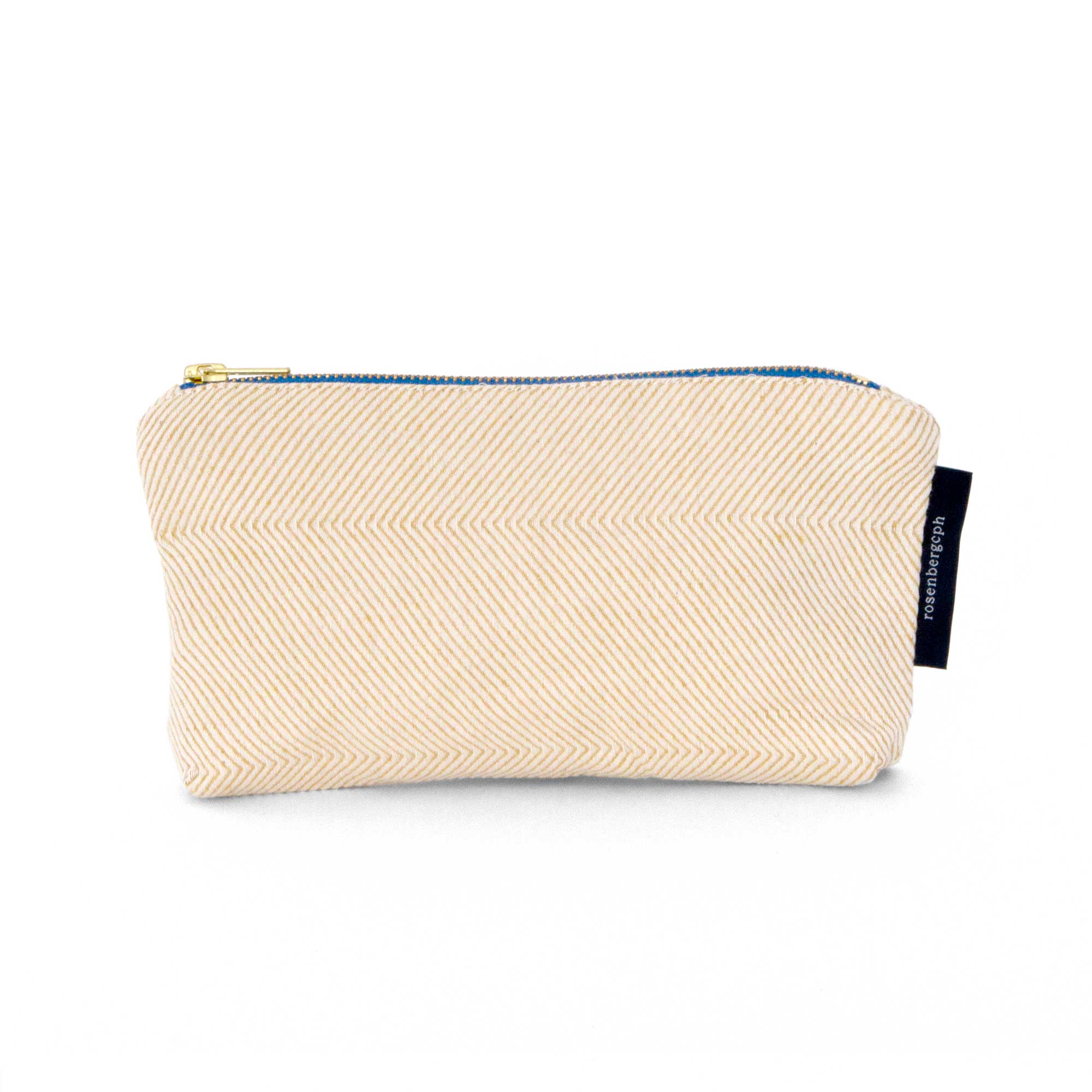 Shift linen/cotton purse, light hay yellow, design Anne Rosenberg, RosenbergCph
