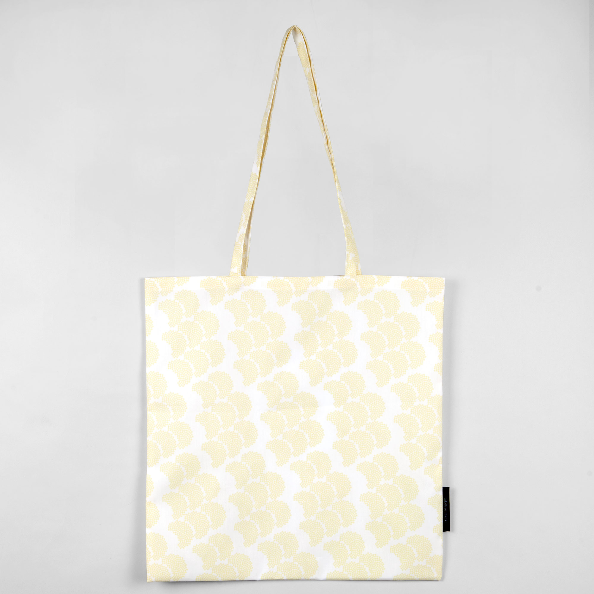 Shopping bag, Obi yellow, organic cotton