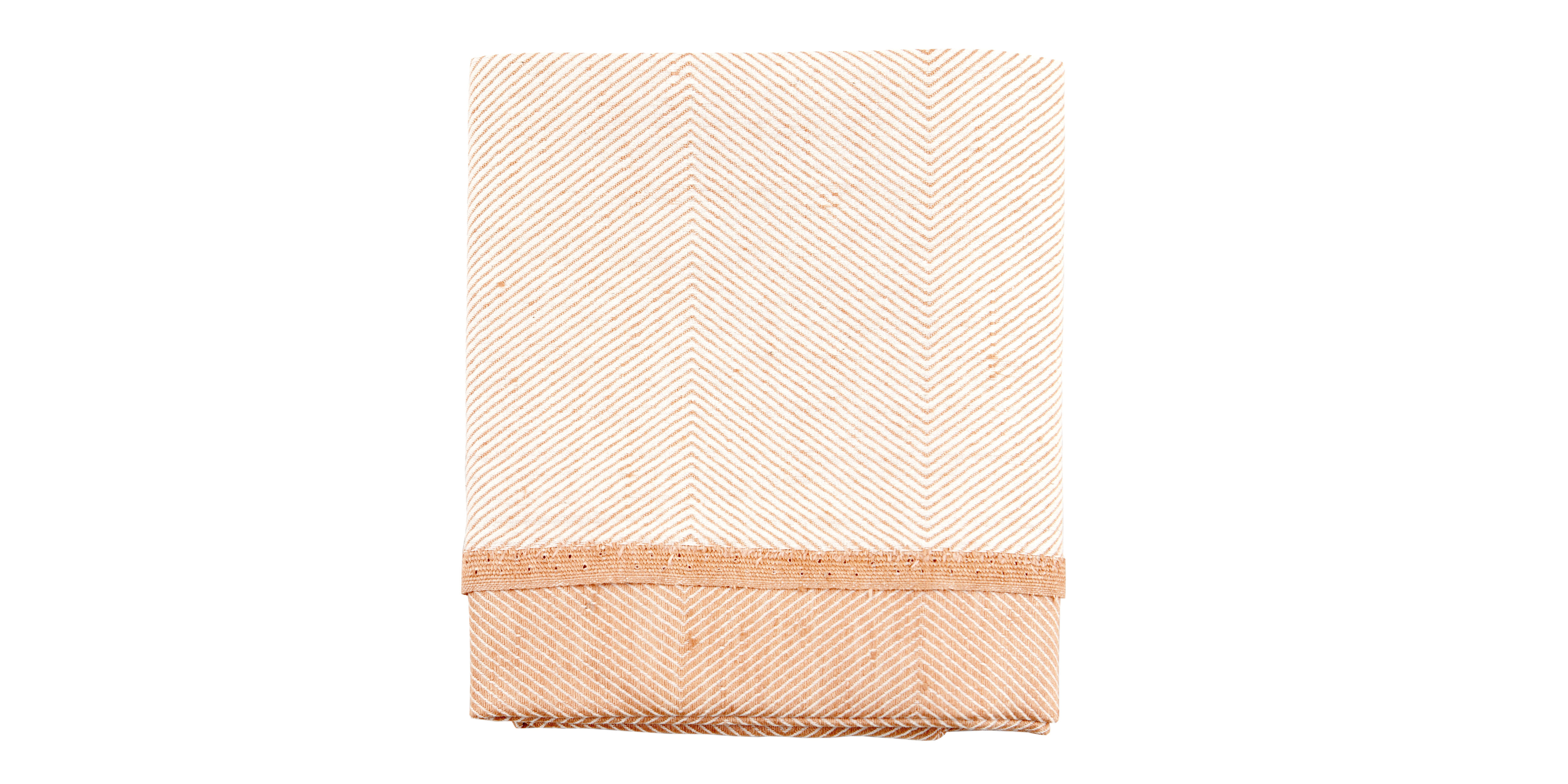 Towel, linen/cotton, coral